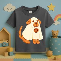 Trick Or Treat Dog Cute Halloween Toddler T-Shirt