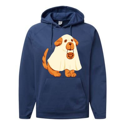 Trick Or Treat Dog Cute Halloween Performance Fleece Hoodie