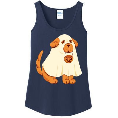 Trick Or Treat Dog Cute Halloween Ladies Essential Tank