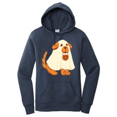 Trick Or Treat Dog Cute Halloween Women's Pullover Hoodie