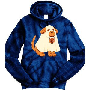 Trick Or Treat Dog Cute Halloween Tie Dye Hoodie