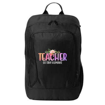 Teacher Of Tiny Humans Floral City Backpack