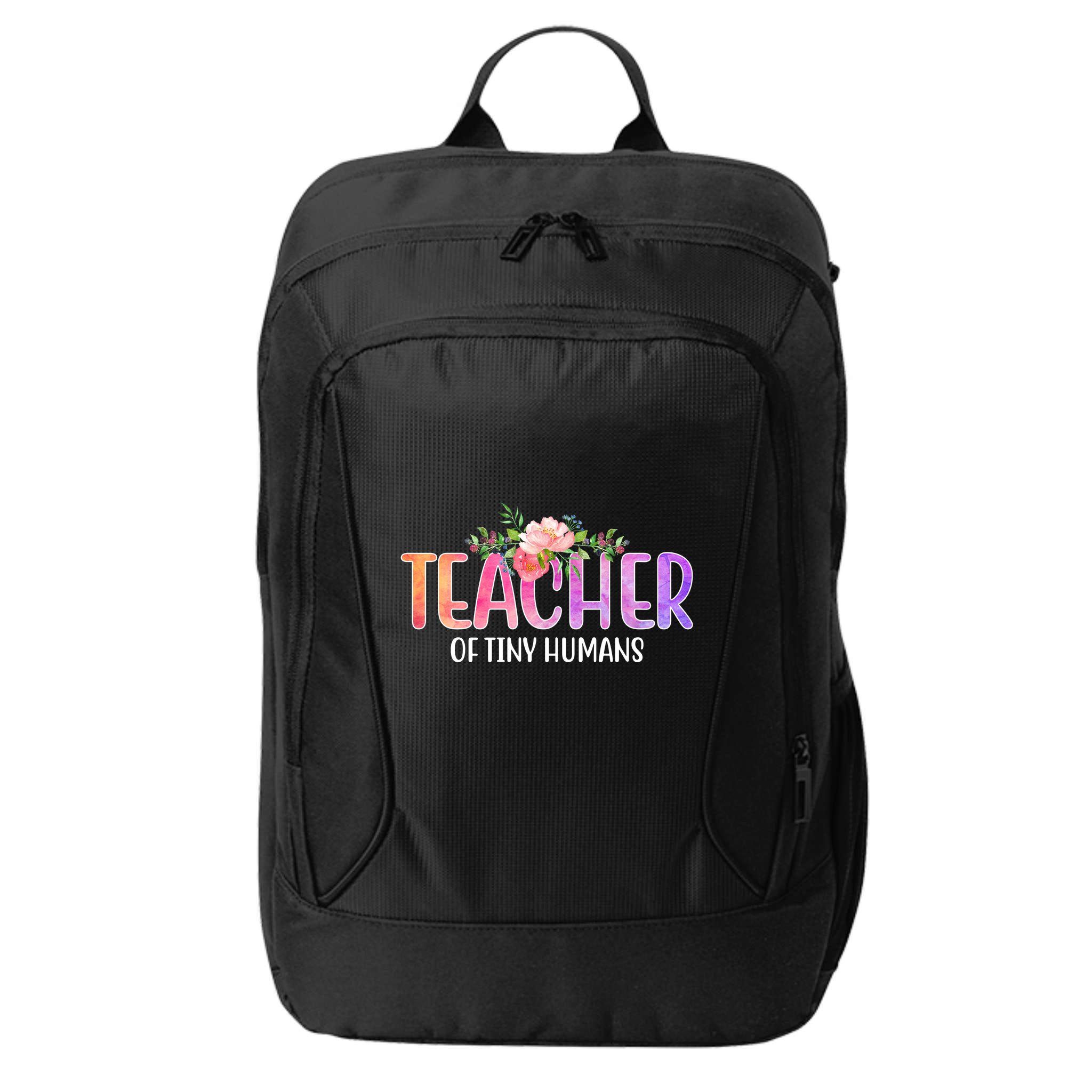 Teacher Of Tiny Humans Floral City Backpack