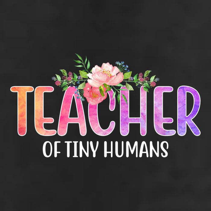 Teacher Of Tiny Humans Floral Adult Drive Performance Visor