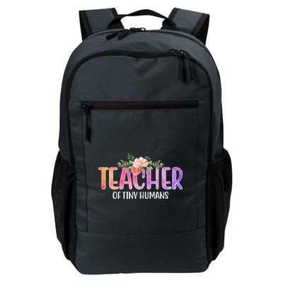Teacher Of Tiny Humans Floral Backpack