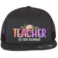 Teacher Of Tiny Humans Floral Flatbill Hat