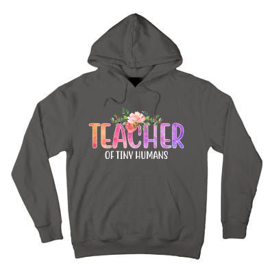 Teacher Of Tiny Humans Floral Tall Hoodie