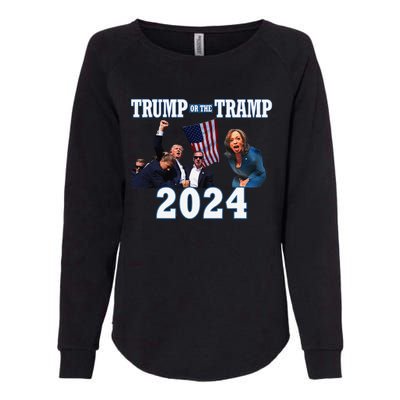 Trump Or The Tramp 2024 Vote For Trump Trump Vance 2024 Womens California Wash Sweatshirt