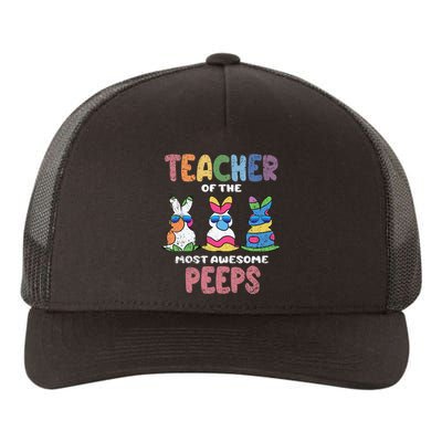 Teacher Of The Most Awesome Easter Bunny Spring Yupoong Adult 5-Panel Trucker Hat