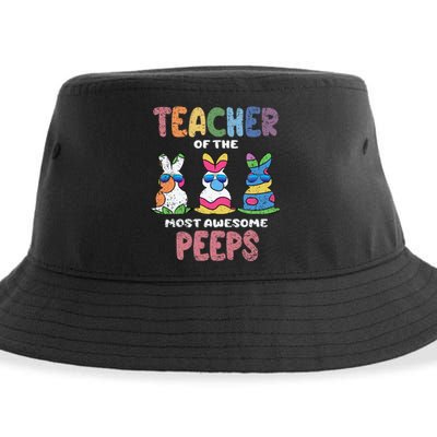 Teacher Of The Most Awesome Easter Bunny Spring Sustainable Bucket Hat