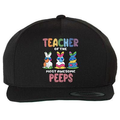 Teacher Of The Most Awesome Easter Bunny Spring Wool Snapback Cap