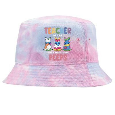 Teacher Of The Most Awesome Easter Bunny Spring Tie-Dyed Bucket Hat