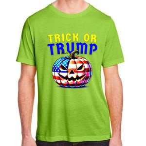 Trick Or Trump Donald Trump 2024 Halloween Pumpkin Adult ChromaSoft Performance T-Shirt