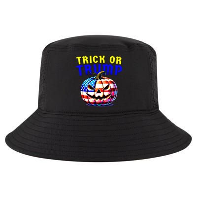 Trick Or Trump Donald Trump 2024 Halloween Pumpkin Cool Comfort Performance Bucket Hat