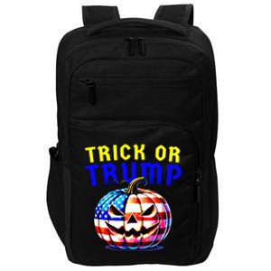 Trick Or Trump Donald Trump 2024 Halloween Pumpkin Impact Tech Backpack