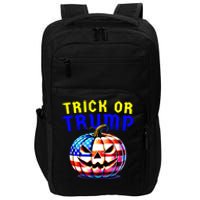 Trick Or Trump Donald Trump 2024 Halloween Pumpkin Impact Tech Backpack