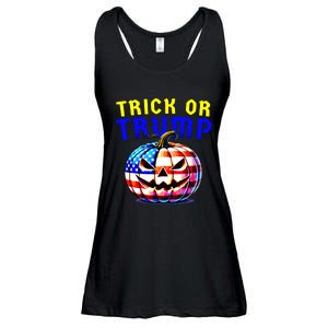 Trick Or Trump Donald Trump 2024 Halloween Pumpkin Ladies Essential Flowy Tank