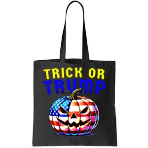 Trick Or Trump Donald Trump 2024 Halloween Pumpkin Tote Bag