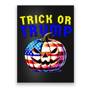 Trick Or Trump Donald Trump 2024 Halloween Pumpkin Poster