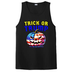 Trick Or Trump Donald Trump 2024 Halloween Pumpkin PosiCharge Competitor Tank