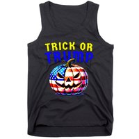 Trick Or Trump Donald Trump 2024 Halloween Pumpkin Tank Top