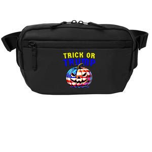 Trick Or Trump Donald Trump 2024 Halloween Pumpkin Crossbody Pack