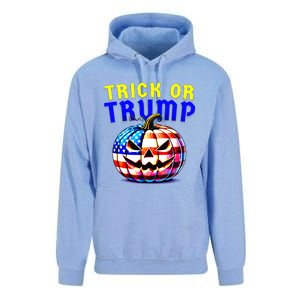 Trick Or Trump Donald Trump 2024 Halloween Pumpkin Unisex Surf Hoodie