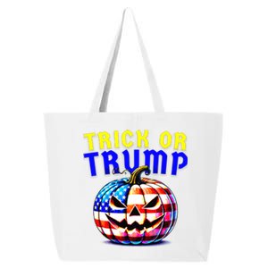 Trick Or Trump Donald Trump 2024 Halloween Pumpkin 25L Jumbo Tote