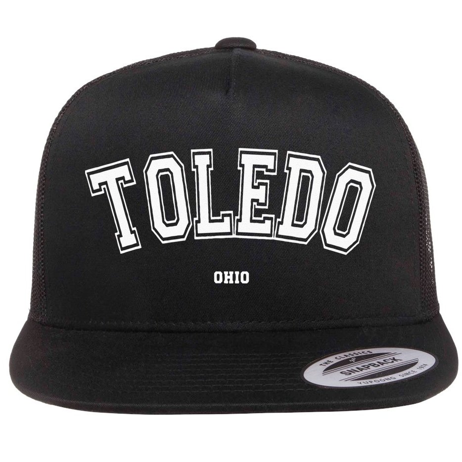 Toledo Ohio Flat Bill Trucker Hat