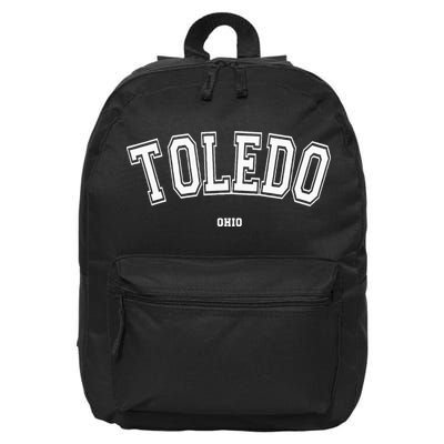 Toledo Ohio 16 in Basic Backpack