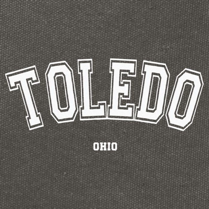 Toledo Ohio Cotton Canvas Backpack