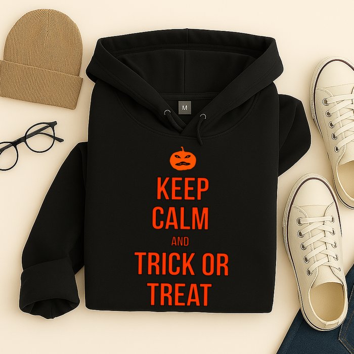 Keep Calm And Trick Or Treat Hoodie