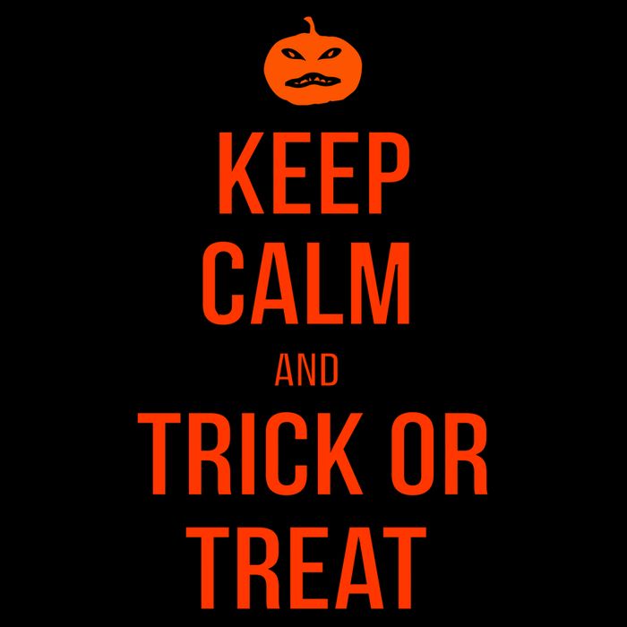 Keep Calm And Trick Or Treat Hoodie