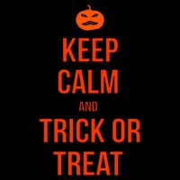 Keep Calm And Trick Or Treat Baby Bodysuit