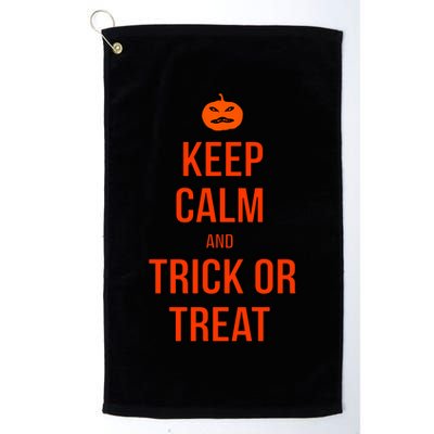 Keep Calm And Trick Or Treat Golf Towel