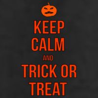 Keep Calm And Trick Or Treat Golf Towel