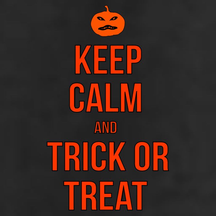 Keep Calm And Trick Or Treat Golf Towel