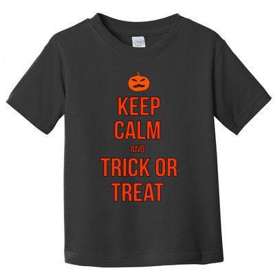 Keep Calm And Trick Or Treat Toddler T-Shirt