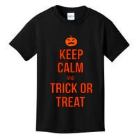 Keep Calm And Trick Or Treat Kids T-Shirt