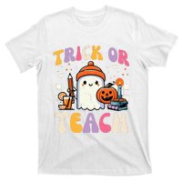 Trick Or Teach Ghost Teacher School Halloween T-Shirt