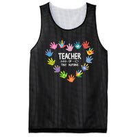 Teacher Of Tiny Humans Kindergarten Preschool Teacher Mesh Reversible Basketball Jersey Tank