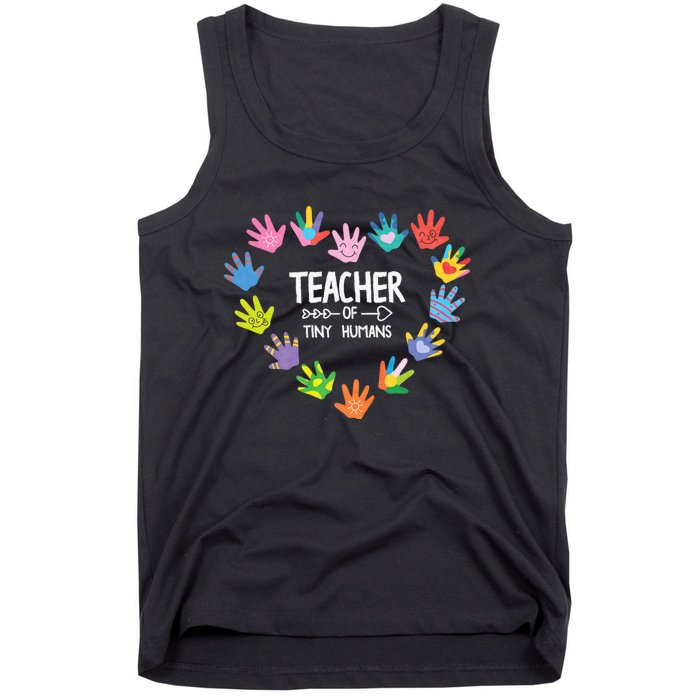 Teacher Of Tiny Humans Kindergarten Preschool Teacher Tank Top