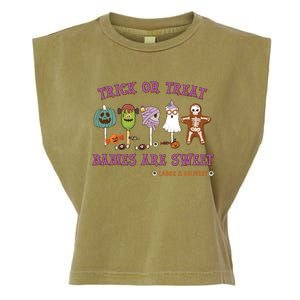 Trick Or Treat Are Sweet Labor And Delivery Halloween Cute Gift Garment-Dyed Women's Muscle Tee