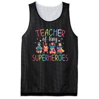 Teacher Of Tiny Superheroes Mesh Reversible Basketball Jersey Tank