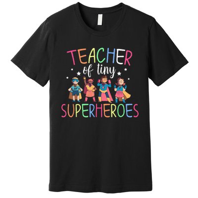 Teacher Of Tiny Superheroes Premium T-Shirt