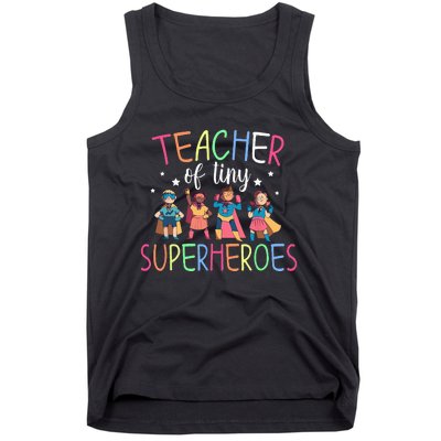 Teacher Of Tiny Superheroes Tank Top