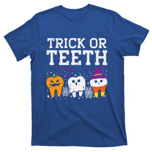 Trick Or Teeth Halloween Costumes Dental Assistant Dentist Gift T-Shirt