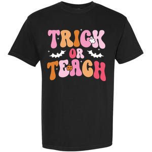 Trick Or Teach Halloween Teacher Kids Teacher Life Garment-Dyed Heavyweight T-Shirt