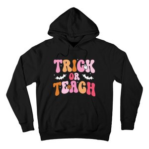 Trick Or Teach Halloween Teacher Kids Teacher Life Hoodie