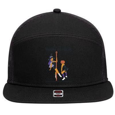 Twerk Or Treat 7 Panel Mesh Trucker Snapback Hat